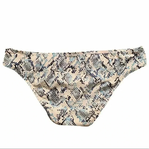 Kona Sol Light Pink Snake Print Bikini Bottom - Picture 3 of 7